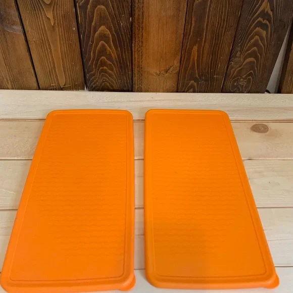 Tupperware Orange Replacement Lids - Picture 2 of 7